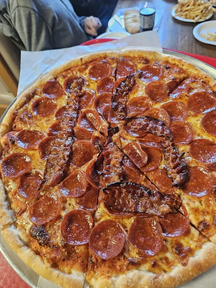 Pepperoni and Bacon Pizza
